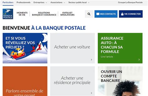 banque postale associations accès aux comptes.